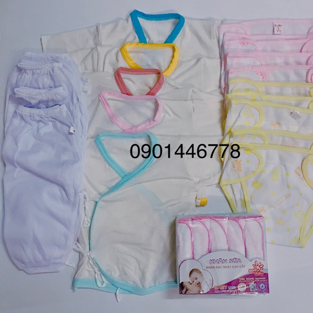 Combo sơ sinh 40 món cao cấp+có quà tặng kèm