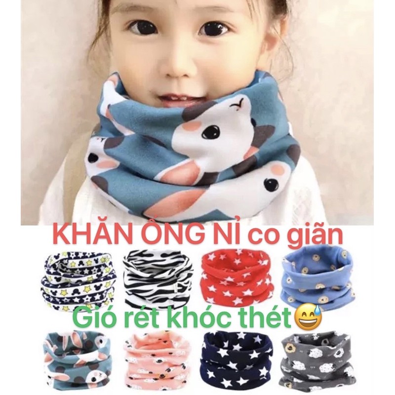 Kids_mart: Khăn ống nỉ dày dặn, màu sắc phong Phú bé trai gái