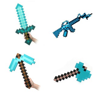 Combo Rìu Kiếm Cúp Súng Minecraft Đồ chơi