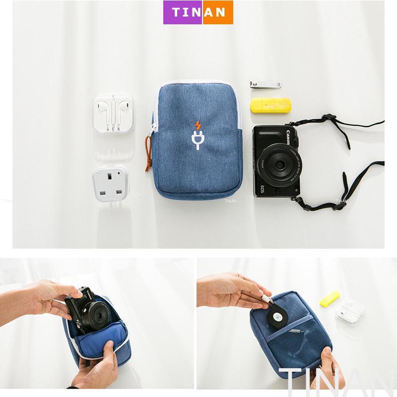Túi Vải Đựng Vật Dụng Kỹ Thuật, Bảo Vệ Củ Sạc, Sạc Dự Phòng, Tai Nghe