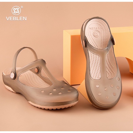 Sẵn Dép crocs Veblen thời trang hè đi biển xinh xắn cho nữ, chống trơn trượt