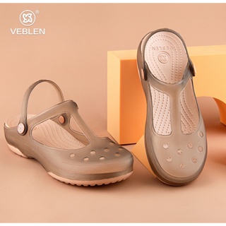 (Hàng sẵn) Dép crocs Veblen thời trang hè đi biển xinh xắn cho nữ, chống trơn trượt
