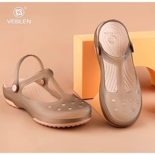 (Hàng sẵn) Dép crocs Veblen thời trang hè đi biển xinh xắn cho nữ, chống trơn trượt