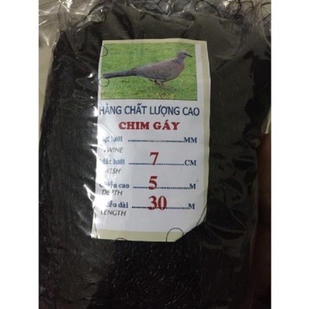 Lưới Bắt Chim dài 30m hàng loại 1 bắt CHÀO MÀO, CHÒE, MI, KHỨU, SÁO, cu gáy giá siêu rẻ -