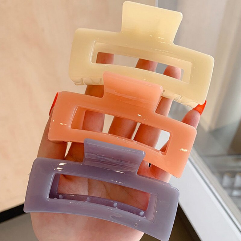 Kẹp Tóc Nhựa Acrylic Phong Cách Hàn Quốc Cho Nữ