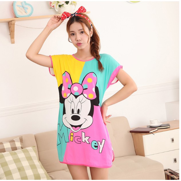 FREESHIP - ĐẦM NGỦ MẶT MICKEY