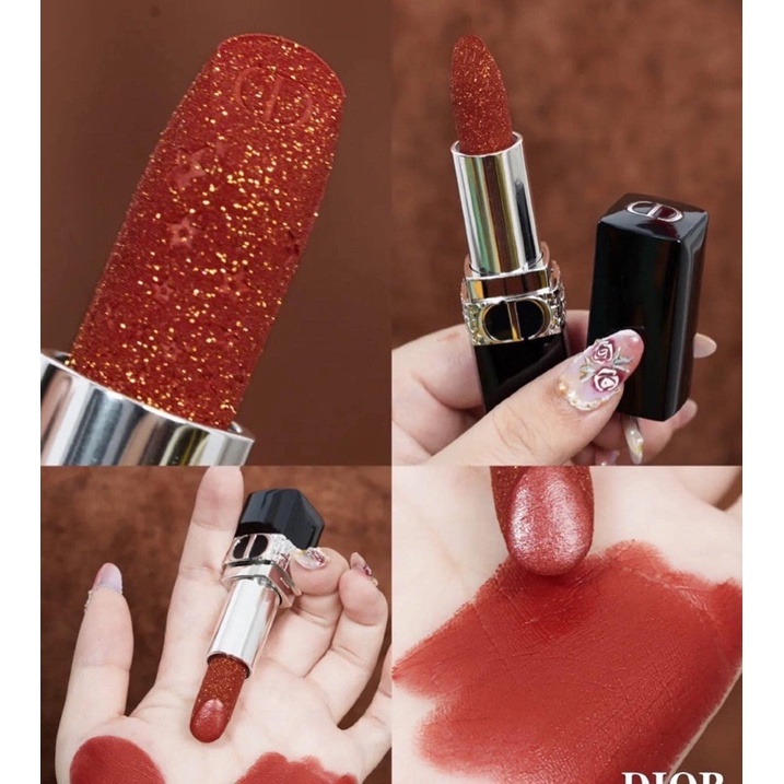 Son Dior 741 Star Edition Limited màu đỏ cam