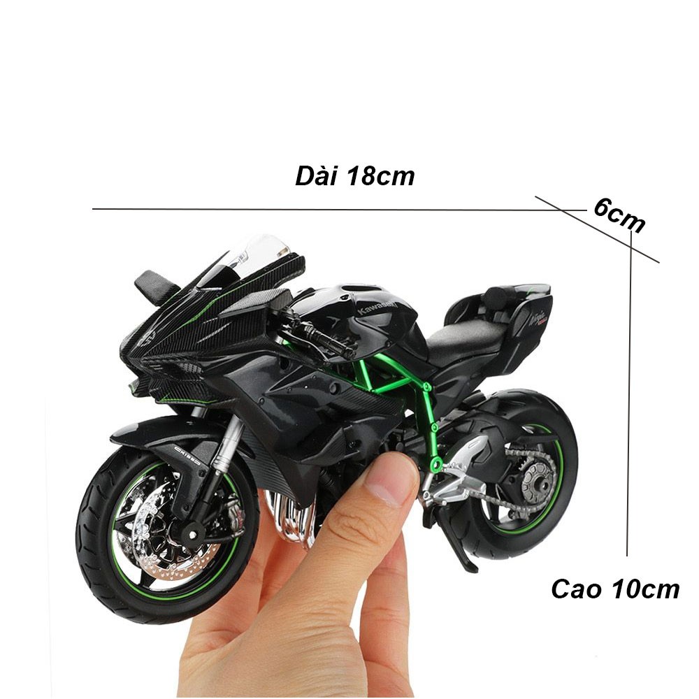 MÔ HÌNH XE MOTO Kawasaki H2R - MAISTO tỷ lệ 1:12