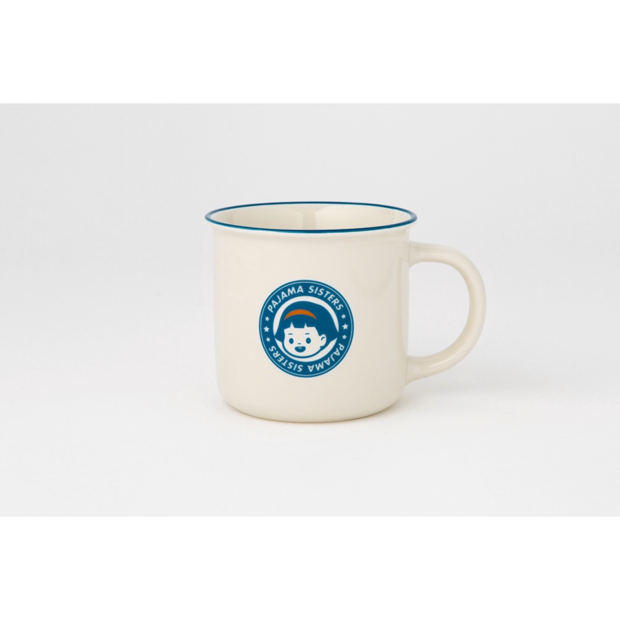 Cốc Tay Cầm ARTBOX Hàn Quốc Màu Cream Hình Cô Gái Xinh Xắn