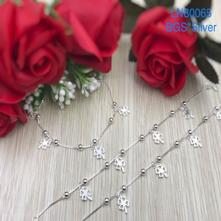 Lắc tay bạc nữ tòn ten cỏ 4 lá đẹp đẹp độc lạ HCM LN80065