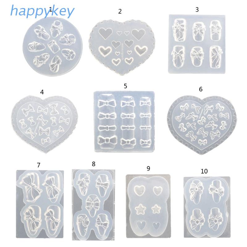 Khuôn Silicone Làm Đá Trang Trí Móng Tay Diy