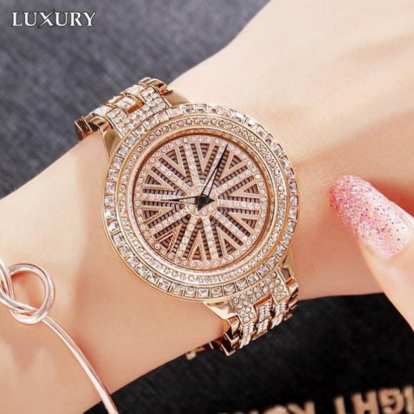 (ĐẲNG CẤP) Đồng hồ nữ MASHALI LUXURY Xoay 360 - Đỉnh Cao Nghệ Thuật