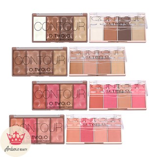 Bảng phấn má và tạo khối O.TWO.O Highlight-Contour-Blush L1692