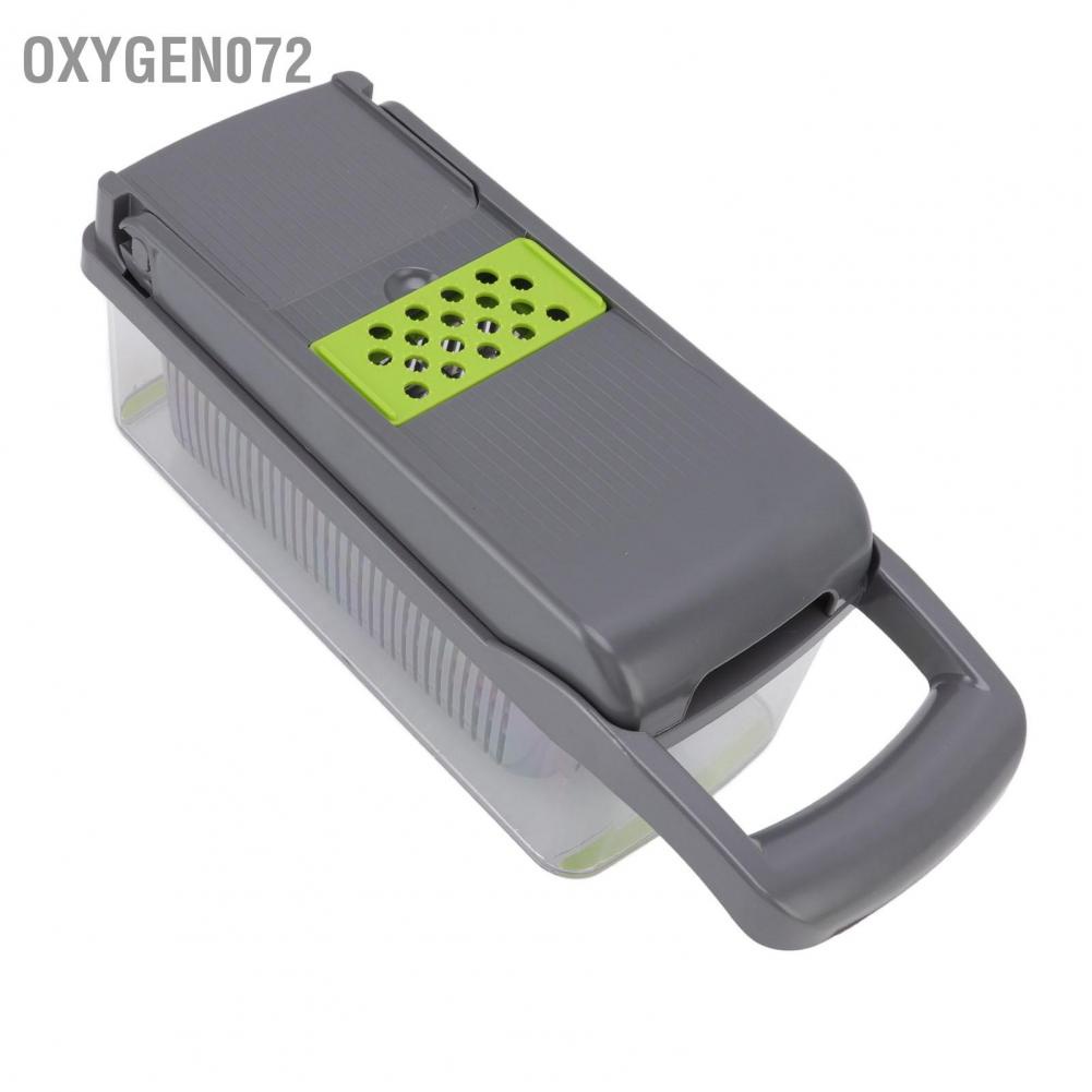 Oxygen072 Oxygen072 Máy cắt rau củ đa chức năng với tách lòng trắng trứng 6 lưỡi xay tỏi thành viên thực phẩm công suất lớn
