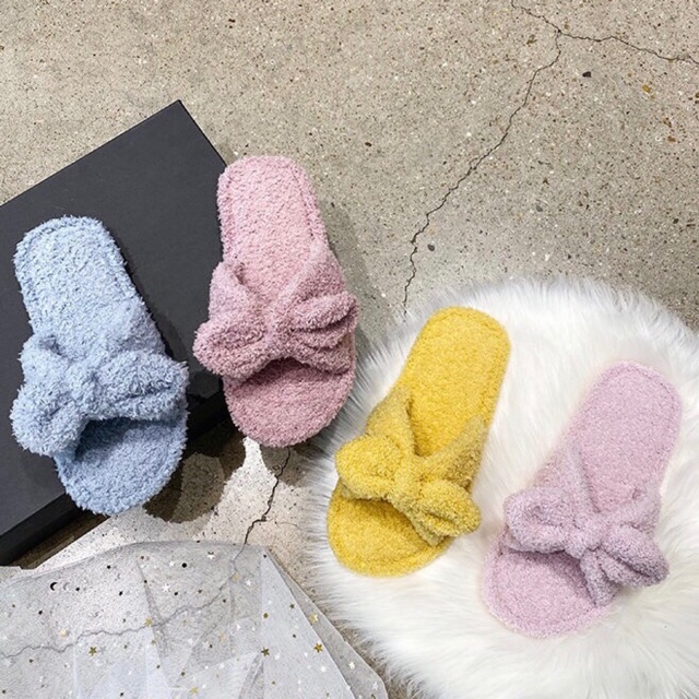 Dép bông lông xù 🎀