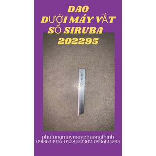 DAO DƯỚI MÁY VẮT SỔ SIRUBA 202295