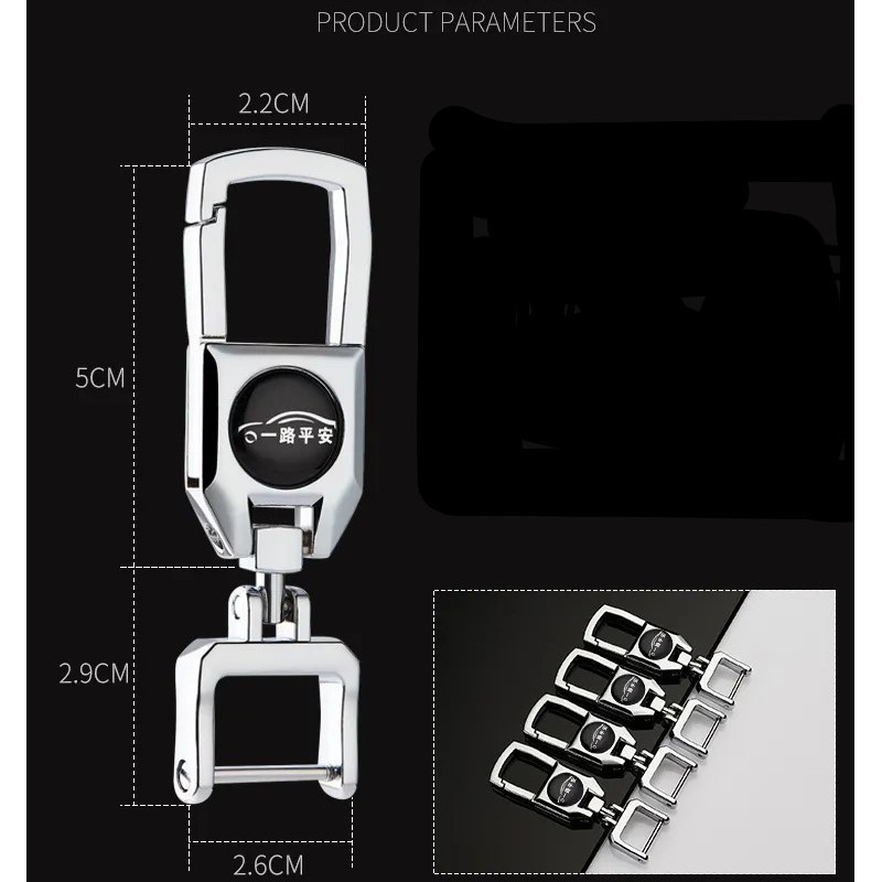 Móc Khóa Hợp Kim Cho Xe Hơi mg Logo Zs Hs Gs mg 5 mg 6 mg 7