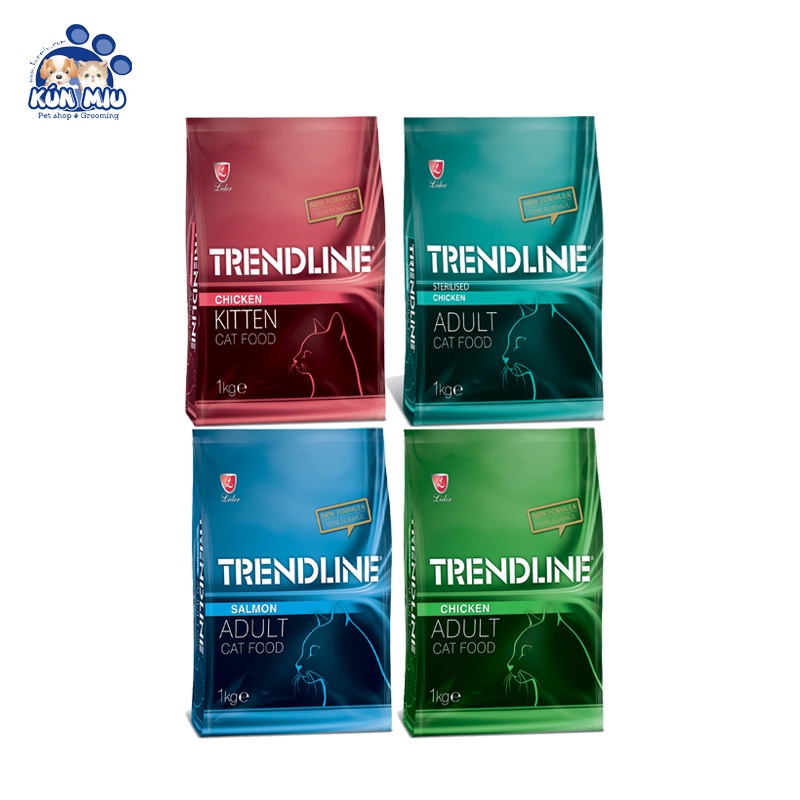 Thức ăn Thổ Nhĩ Kỳ cho mèo Trendline 1kg 300g