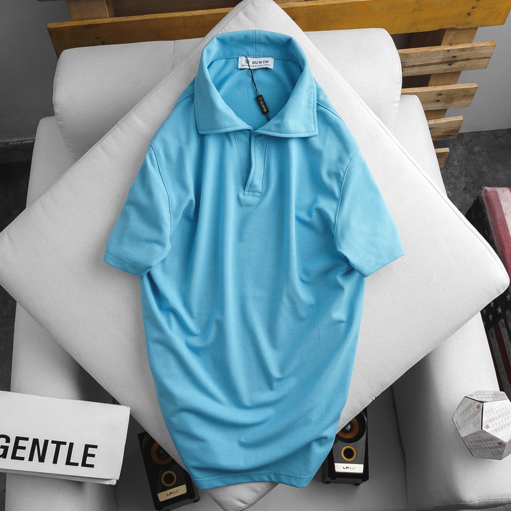 [7 Màu] Áo Thun Polo Nam Trơn Màu Đen,. - Áo Phông Polo Nam Chính Hãng Vải Thoáng Mát Chất Liệu Cao Cấp - PL03 - Gusta | BigBuy360 - bigbuy360.vn