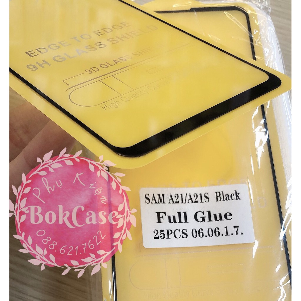 Kính cường lực Full màn hình Samsung A21/ A21S/ A11