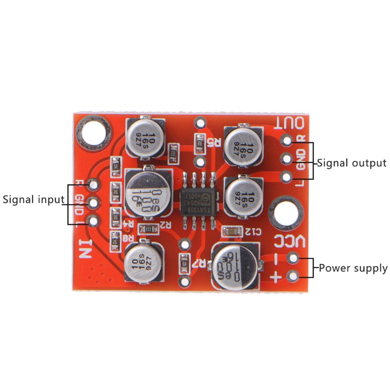 Mô đun khuếch đại âm thanh DC 5V-15V 12V AD828
