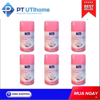 Combo 6 bình xịt thơm phòng khử mùi quán karaoke nhãn Aroma Hàn Quốc PT UTIHOME