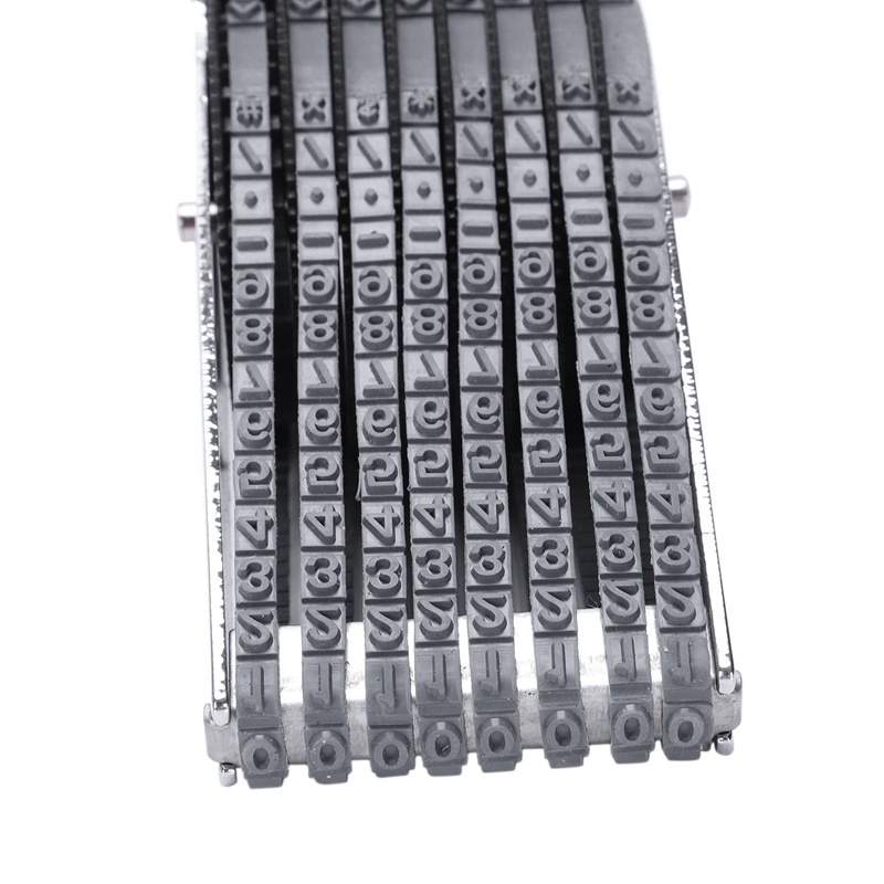 Set 2 Con Lăn Cao Su 12 Chữ Số Và 8 Dùng Trang Trí Sổ Tay Diy