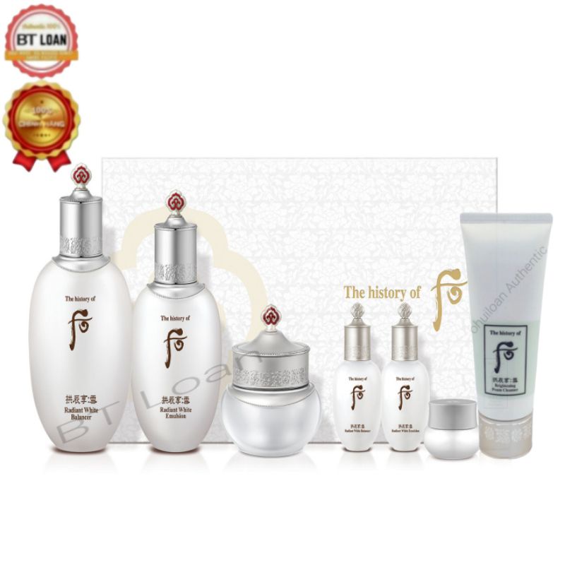 Set whoo trắng da giảm sạm nám đông y hoàng cung whoo