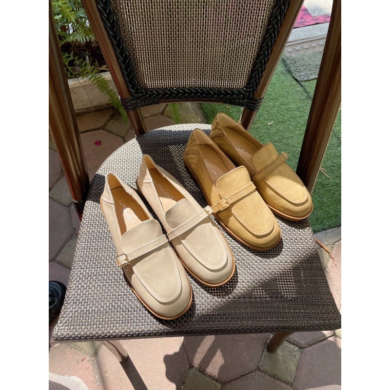 Loafer da mềm | Be và nâu da bò 💖 | BigBuy360 - bigbuy360.vn