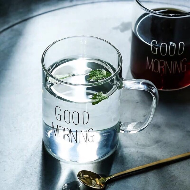 Ly Thủy Tinh in chữ good morning