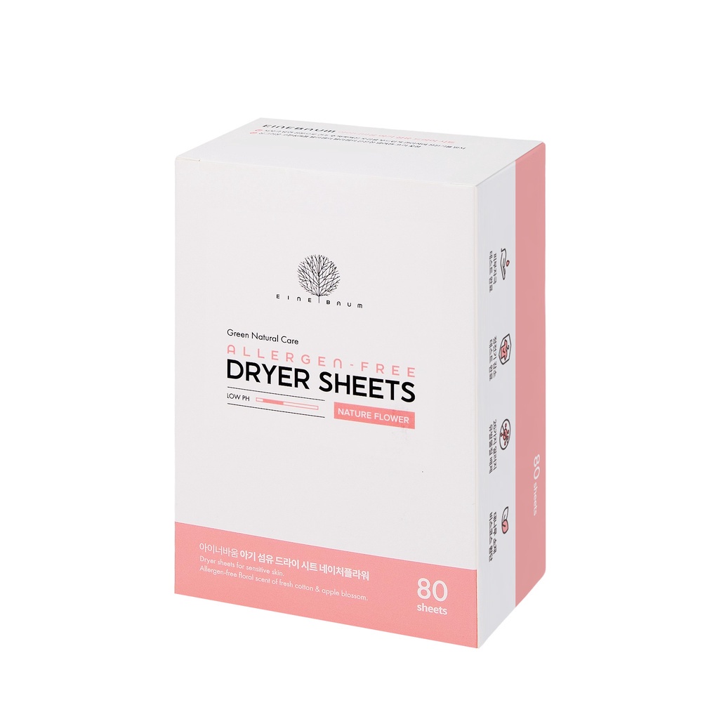 Giấy Thơm Sấy Quần Áo EINE BAUM Hương hoa tự nhiên 80 tờ/ gói