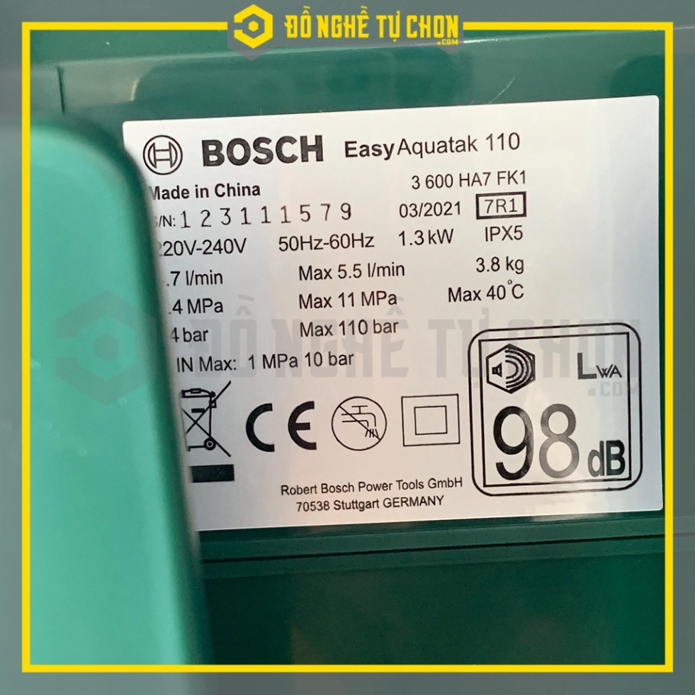 Máy rửa xe Bosch Easy Aquatak 110 giá rẻ