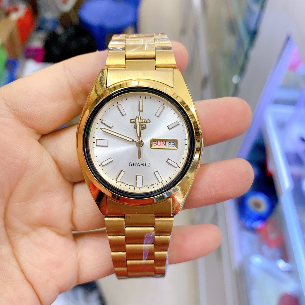 Đồng Hồ Nam SEIKO Lịch Lãm Bảo Hành 3 Năm Chống Nước Tốt - Đồng Hồ Uy Tín