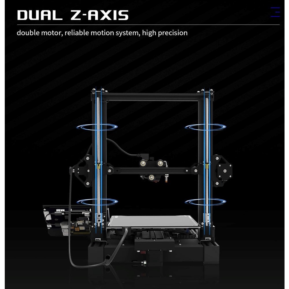 Máy in 3D BIQU BX cụm đùn trực tiếp H2 tích hợp Octoprint khổ in 25*25*25cm