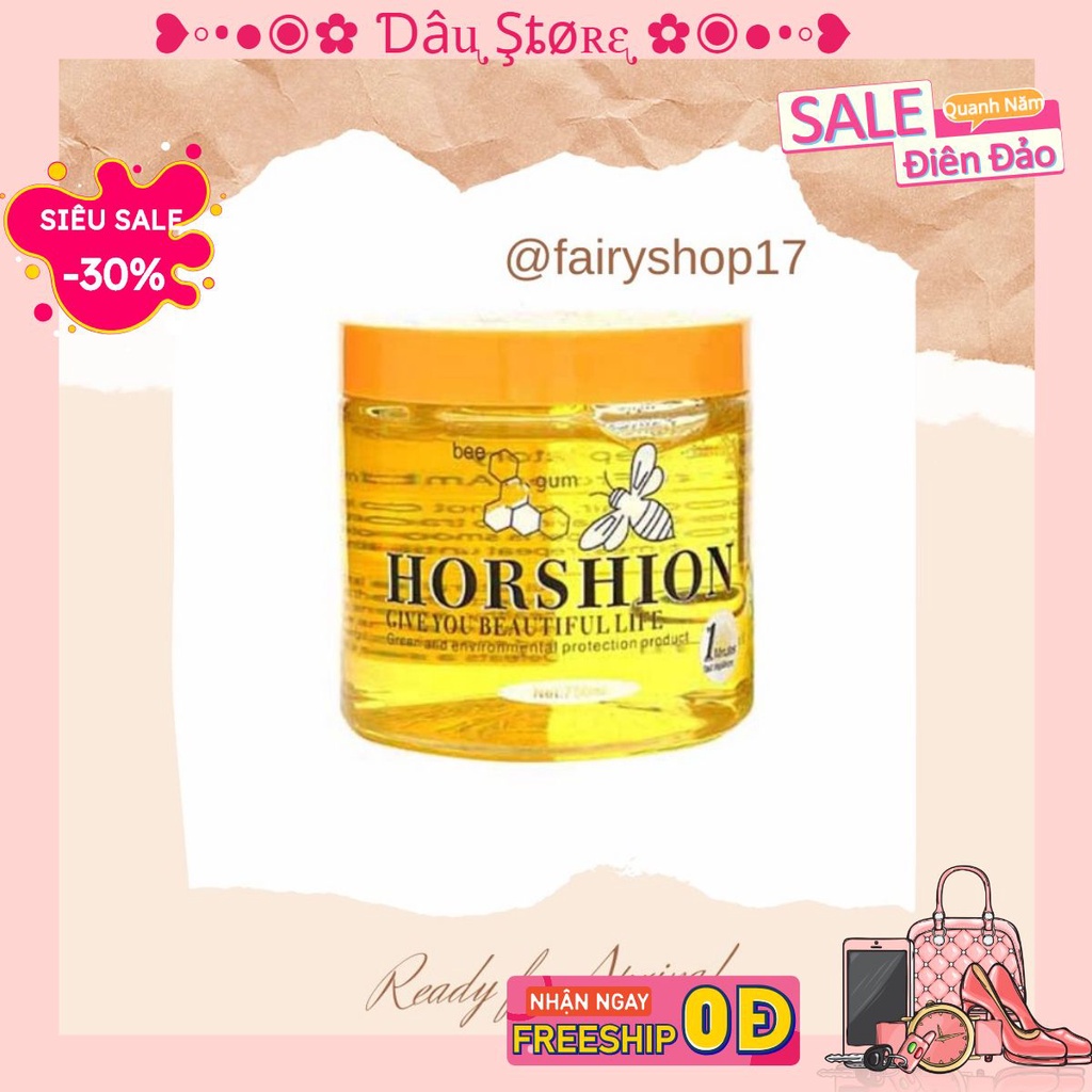 [Dâu Store] Gel wax lông lạnh mật ong kèm giấy Horshion [NeW] Chính hãng