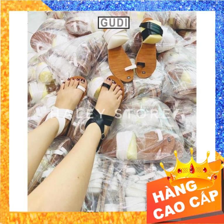 Giày Sandal nữ đế bệt chiến binh xỏ ngón dây mảnh quai chéo hot mùa hè 2021 đi biển đi chơi đi học  HALEY STORE