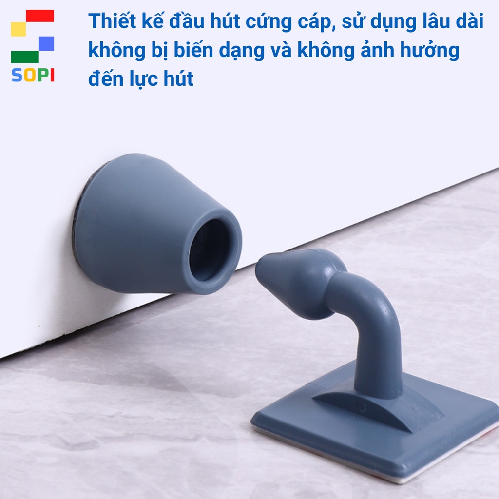 Chặn cửa chống va đập, Hít cửa silicon, Chặn Cửa Silicon Gia Dụng Thông Minh 361