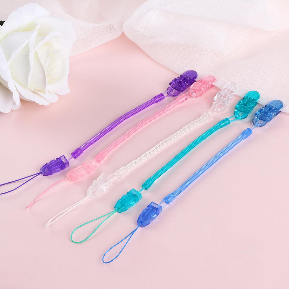 Bộ 2 Dây Lò Xo Kẹp Núm Vú Giả Cho Bé Sơ Sinh