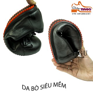 giày bệt nữ da thật