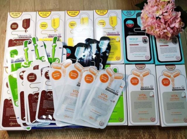 Set 5 Mặt nạ Mediheal NMF, WHP, Collagen, Vita, Tea tree, placenta