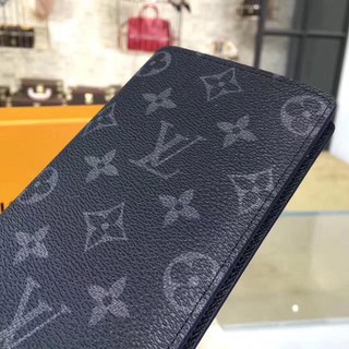 Ví dài LV nắp gấp màu hoa đen