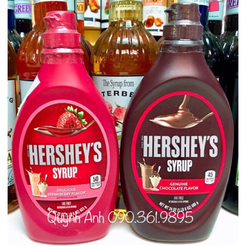 Siro Hershey's Syrup Chocolate Flavor 680ml