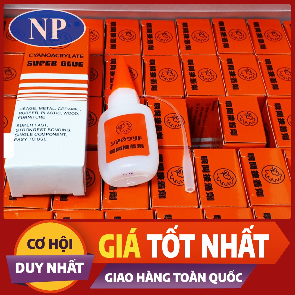 Keo Dán 502 Không Tạo Khói - Keo Sư Tử -Cyanoacrylate - Keo Mica