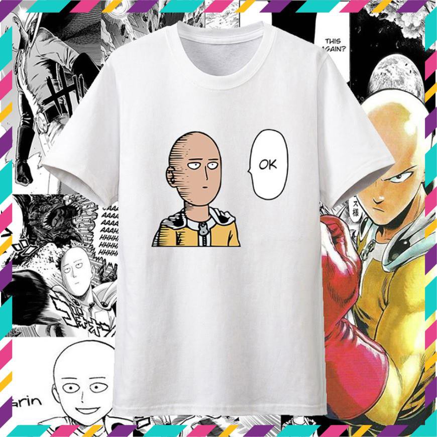 SALE SỐC- BST Áo Thun ONE PUNCH MAN thánh phồng tôm cực chất | áo saitama punch man đẹp