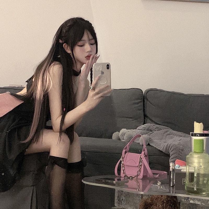 Đầm COZOKC cổ yếm quyến rũ thời trang dành cho nữ