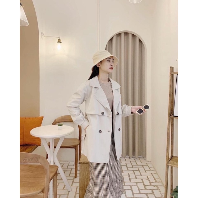 Áo Mangto nữ cổ vest, áo khoác nữ cao cấp | BigBuy360 - bigbuy360.vn