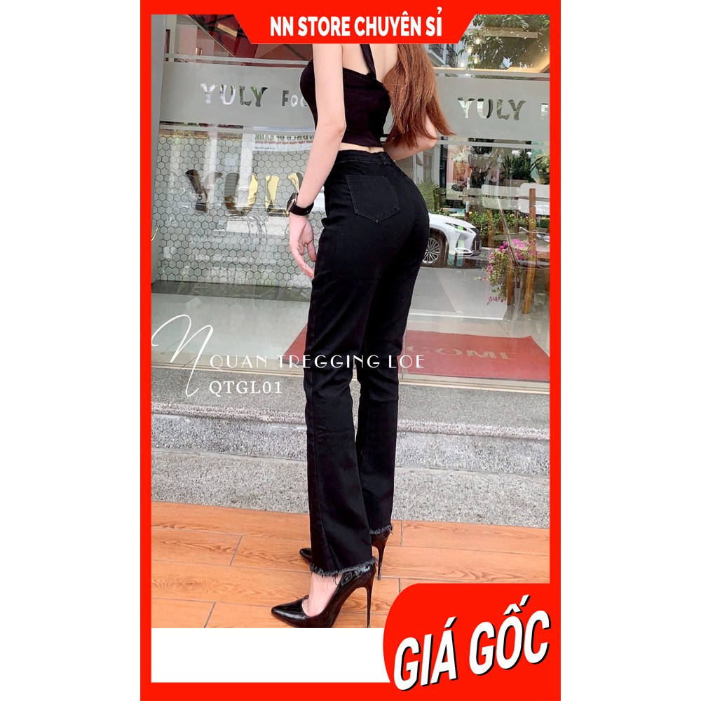 QUẦN KAKI LOE - TREGGING LOE CHẤT KAKI CỰC XINH QTGL ⚡ ẢNH THẬT⚡