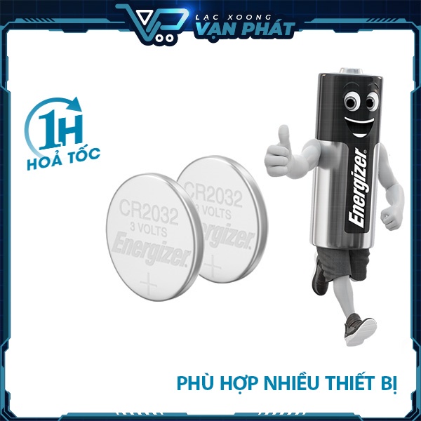 Pin CMOS Energizer CR2032 Viên Tròn - Hàng Chính Hãng