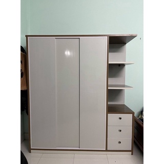 Tủ quần áo nhựa cánh lùa không cong vênh, ẩm mốc, mối mọt 185 x 165 x 51 cm - Tủ Nhựa Hoa Sen