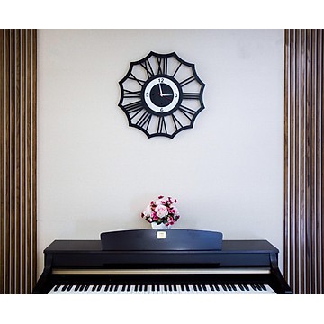 Mẫu Đồng Hồ Hình Hoa Treo tường kiểu nhật - Decor nhà cửa - QUà tặng JONYDECOR.vn